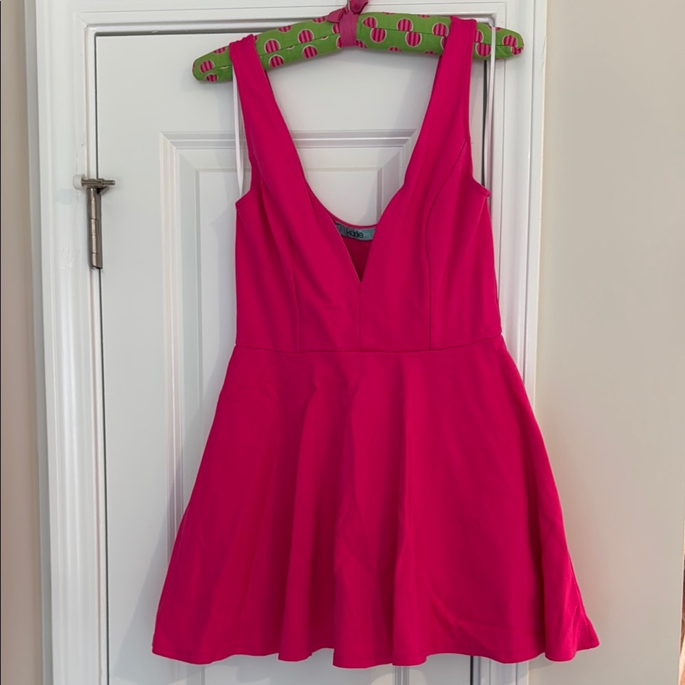 Vibrant Pink Sleeveless Romper